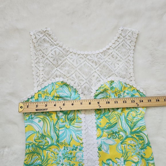 Lilly Pulitzer Sofia Shift Dandelion Yellow, size 0 - Picture 9 of 12